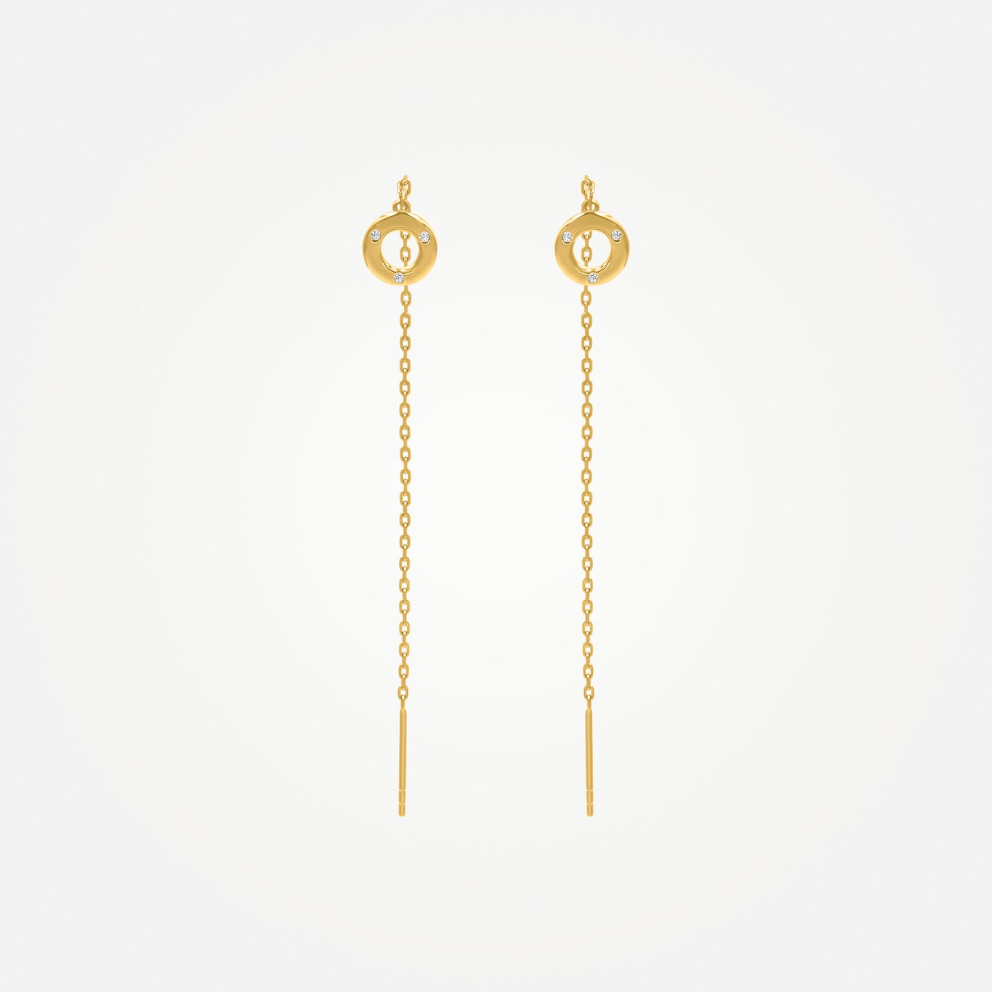 Karrier KASIT Aura Threader Earrings Media 1 of 3