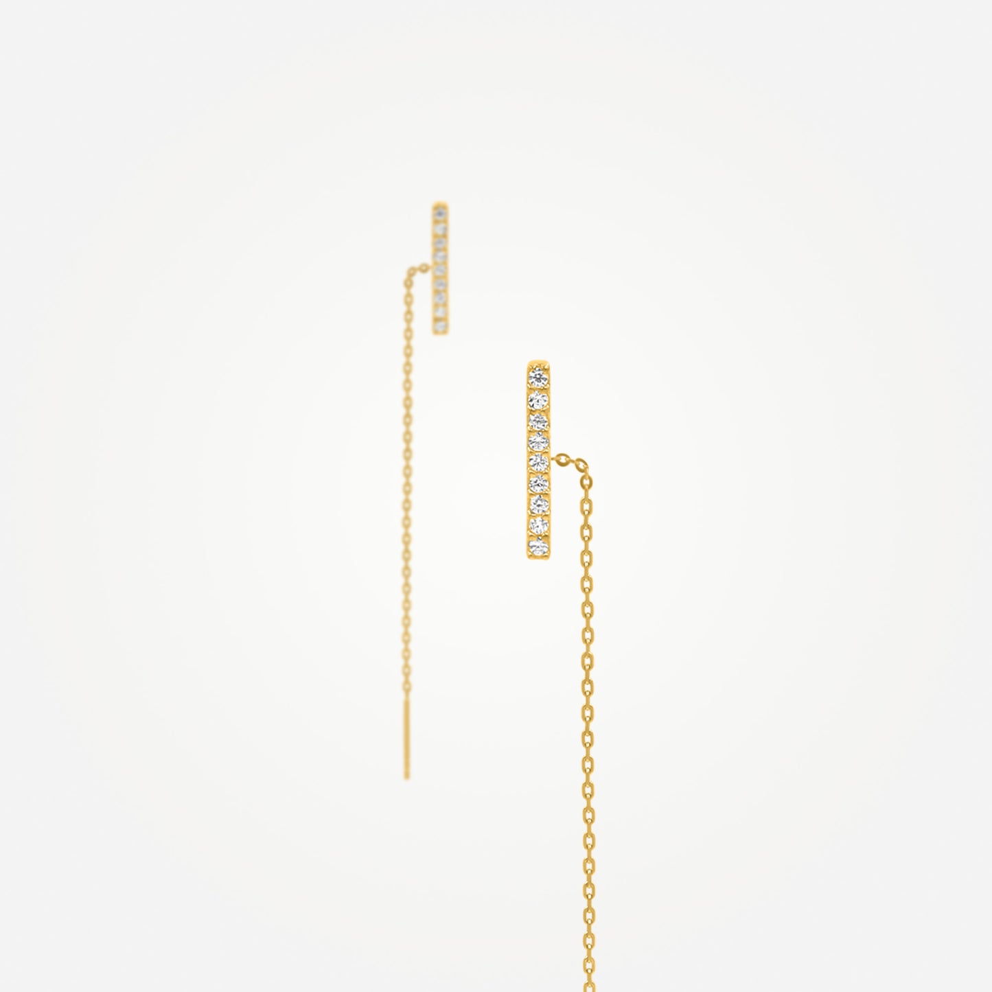 Karrier LULON Short Bar Threader Earrings Media 2 of 2