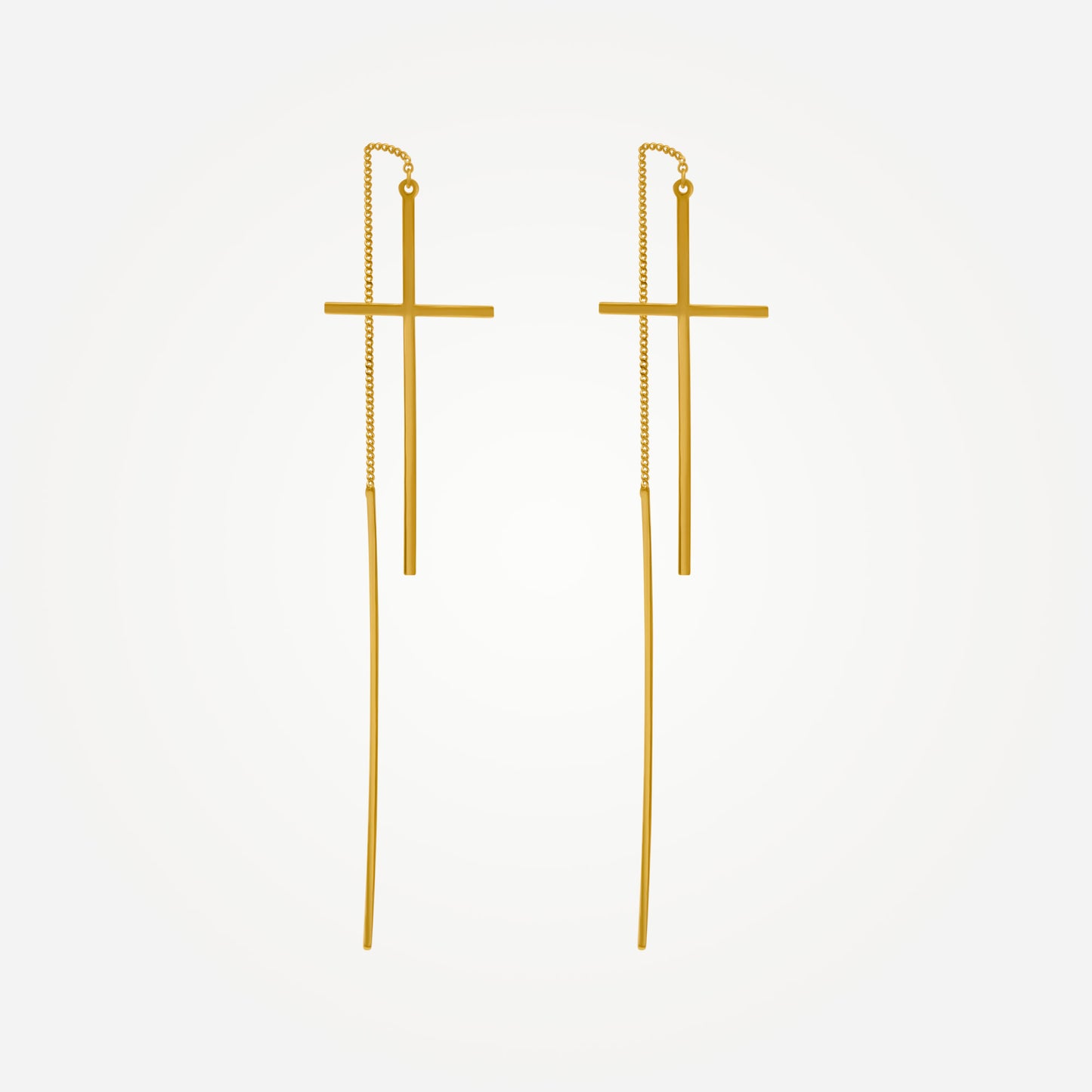 Karrier MELIUR Cross Threader Earrings Media 1 of 1