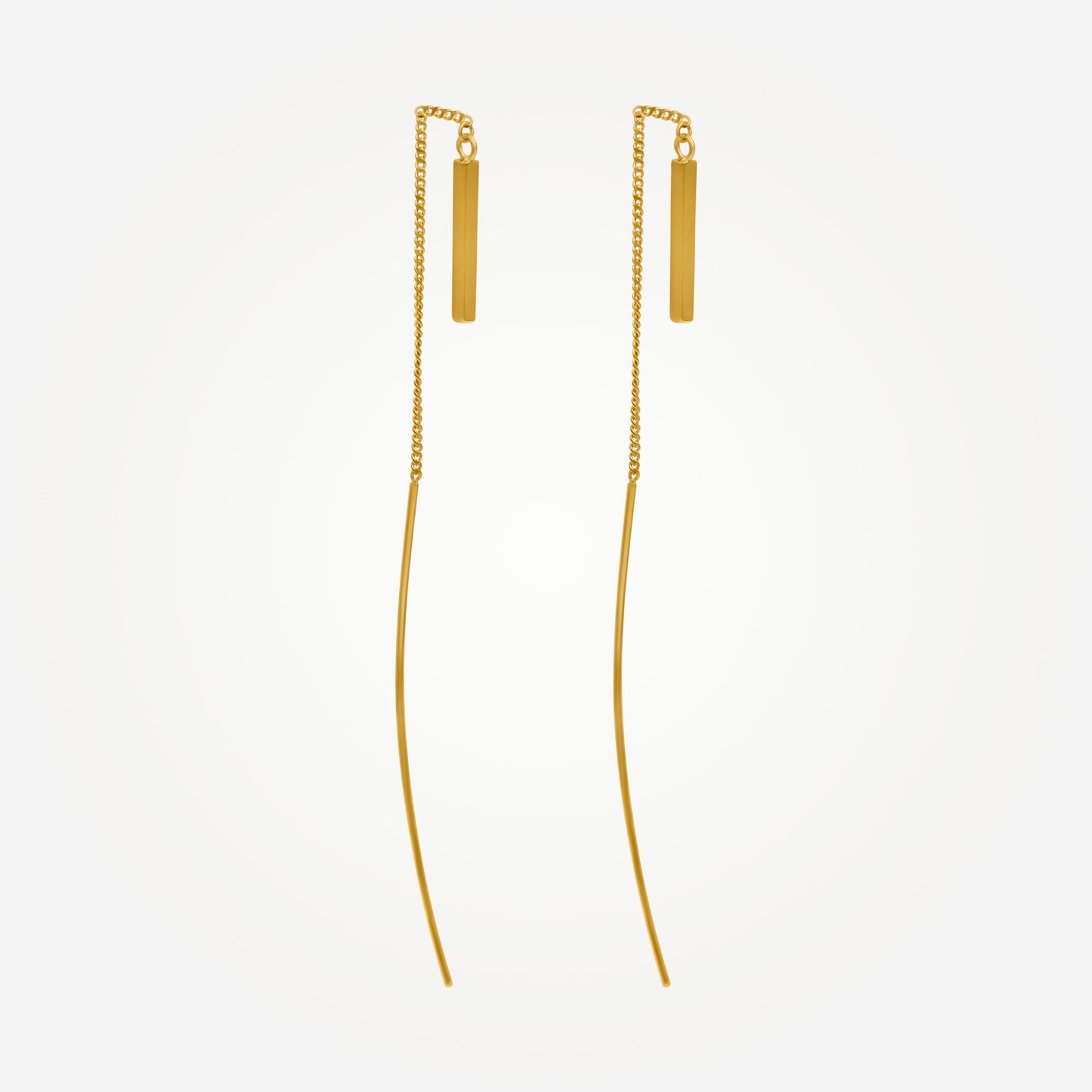 Karrier MELIUR Plate Threader Earrings Media 1 of 3