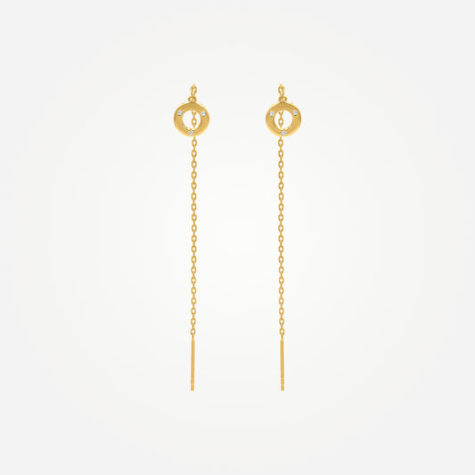 Karrier KASIT Aura Threader Earrings Media 1 of 3