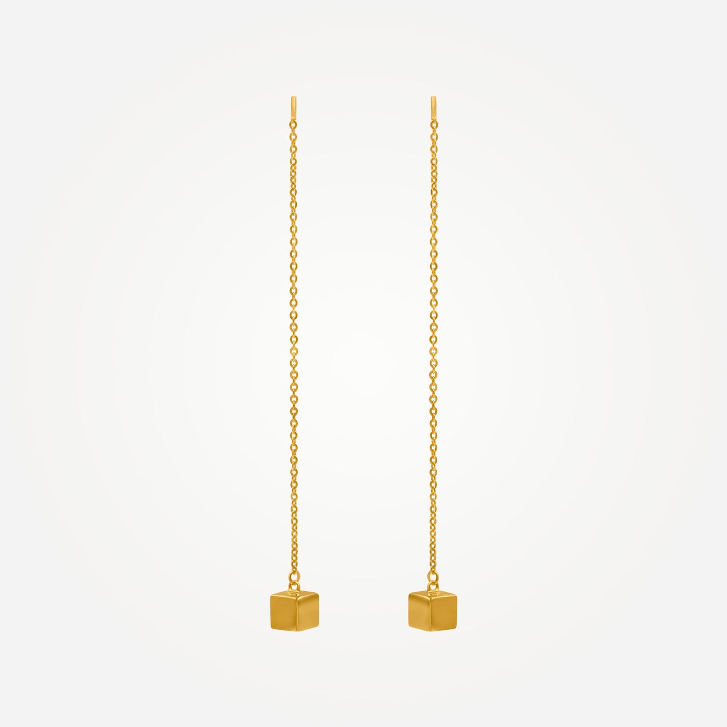 Karrier NARIN Cube Threader Earrings Media 1 of 2
