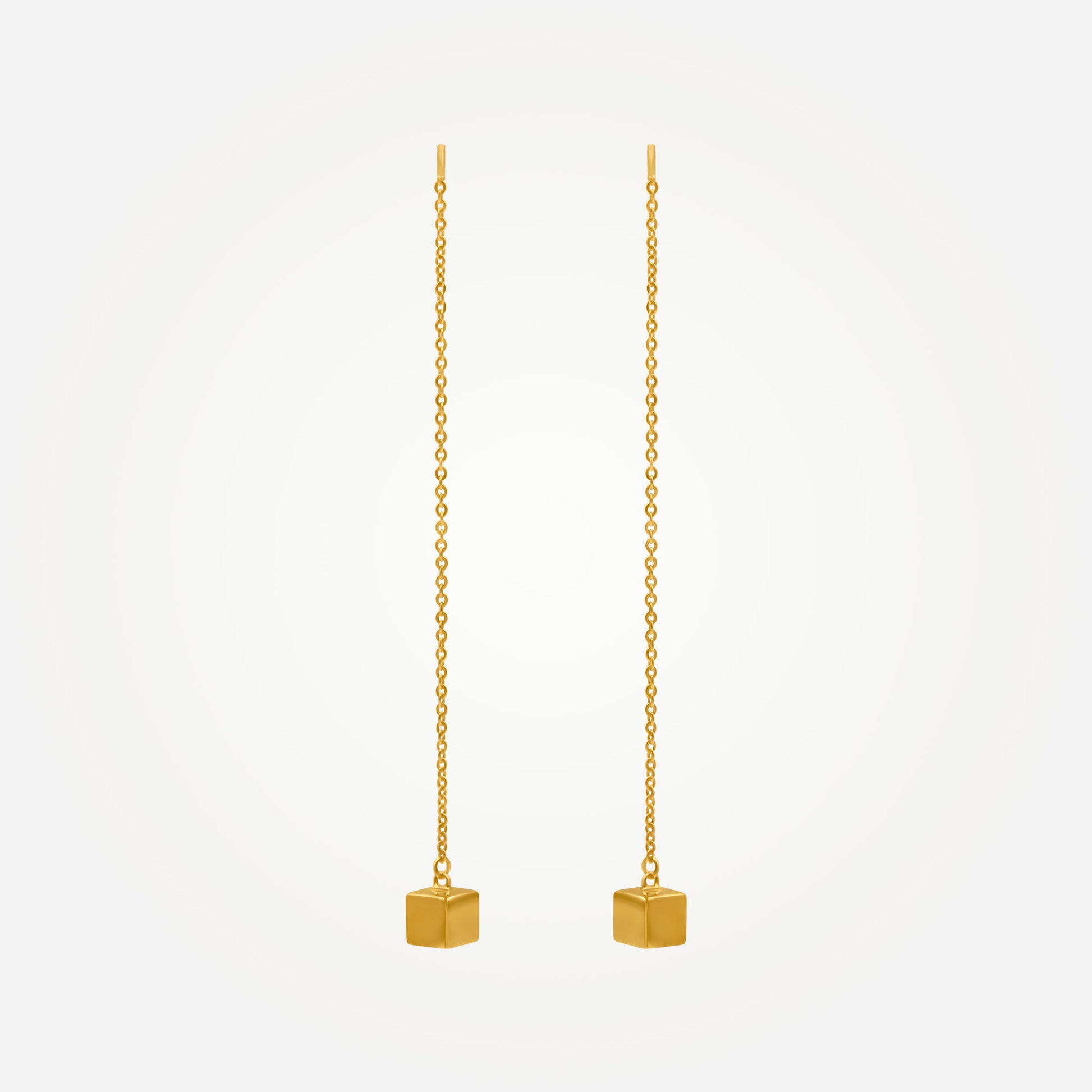Karrier NARIN Cube Threader Earrings Media 1 of 2