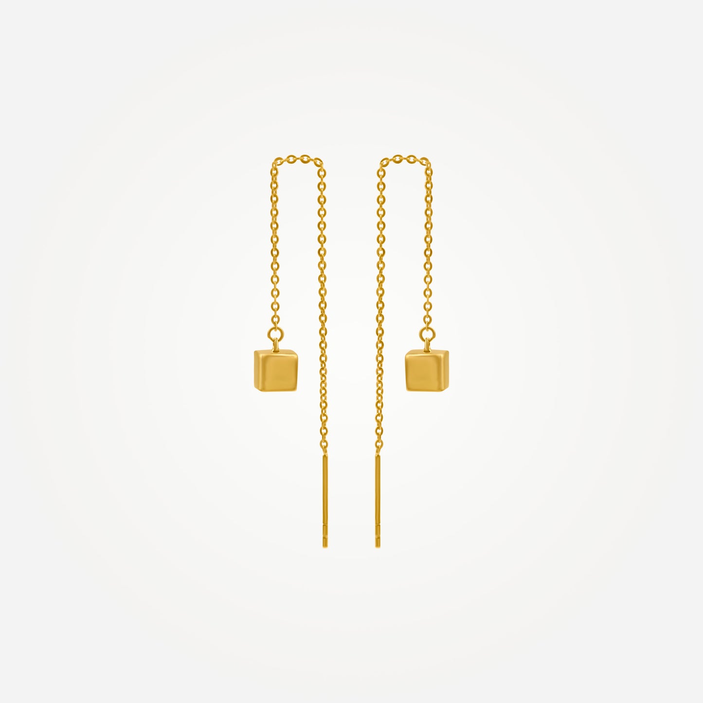 Karrier NARIN Cube Threader Earrings Media 2 of 2
