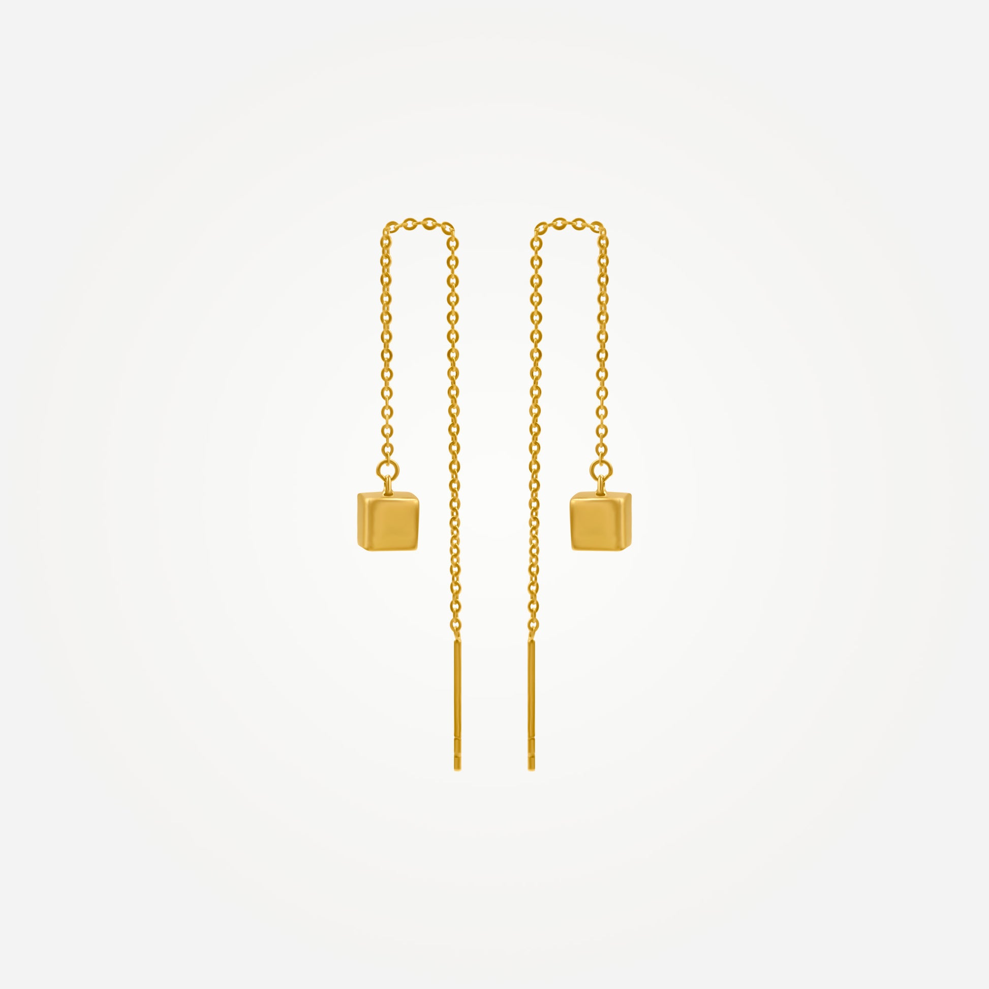 Karrier NARIN Cube Threader Earrings Media 2 of 2