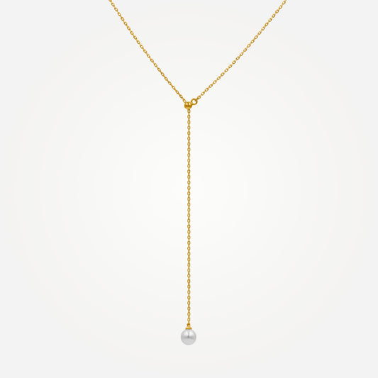 Karrier YARLA Pearl Lariat Necklace Media 1 of 3